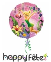 Ballon Fée Clochette rond de 43 cm