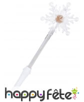Baguette flocon de neige lumineux