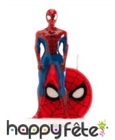 Bougie figurine de Spiderman, 6cm