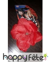 Broche fleur rouge, Rose rouge, image 1