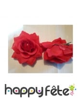 Broche fleur rouge, Rose rouge, image 3