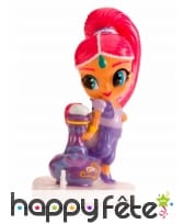 Bougie figurine Shimmer and shine rose de 7cm