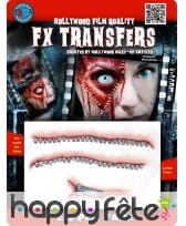 Blessures fermeture zip par transfert à l eau, image 1