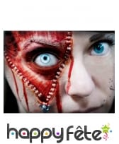 Blessures fermeture zip par transfert à l eau