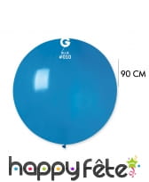 Ballon géant bleu de 90cm