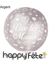 Ballon géant de mariage, vive les mariés, image 1