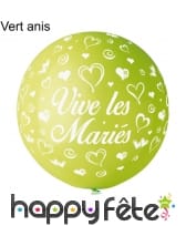 Ballon géant de mariage, vive les mariés, image 11