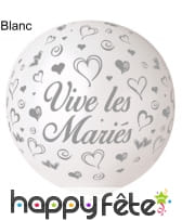 Ballon géant de mariage, vive les mariés, image 2