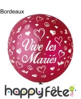Ballon géant de mariage, vive les mariés, image 3