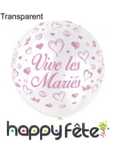 Ballon géant de mariage, vive les mariés, image 9