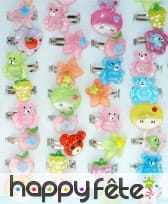 Bague girly et fantaisie