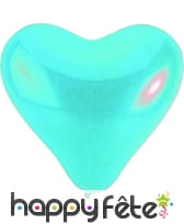 Ballon géant en forme de coeur bleu