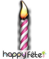 Bougie géante en carton plat 190 cm, image 1