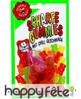 Bonbons gomme gout chili