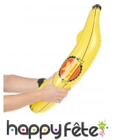 Banane gonflable jaune, image 2