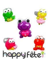 Bague grenouille lumineuse, fantaisie