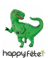 Ballon géant T-rex vert de 78 cm, alu
