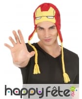 Bonnet haut de tête Iron Man, image 1