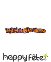 Bannière happy halloween