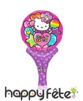 Ballon hello kitty de 15 x 30cm