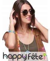 Bracelets hippie multicolores et collier, image 1