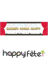 Bannière Hollywood oscar à presonnaliser