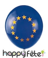 Ballons imprimé Europe, par 5