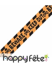 Banderole Keep out beware de 4m