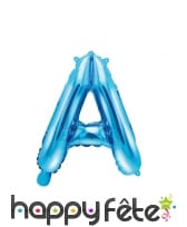 Ballon lettre bleu de 35 cm, image 1