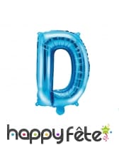 Ballon lettre bleu de 35 cm, image 4