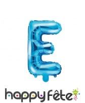 Ballon lettre bleu de 35 cm, image 5