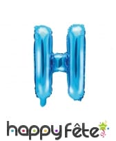 Ballon lettre bleu de 35 cm, image 8