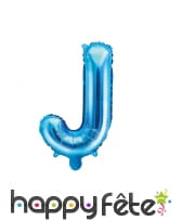Ballon lettre bleu de 35 cm, image 10