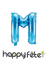 Ballon lettre bleu de 35 cm, image 13