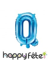 Ballon lettre bleu de 35 cm, image 17