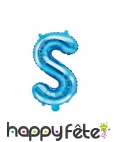 Ballon lettre bleu de 35 cm, image 19