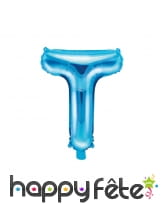 Ballon lettre bleu de 35 cm, image 20