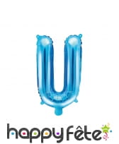 Ballon lettre bleu de 35 cm, image 21