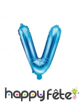 Ballon lettre bleu de 35 cm, image 22