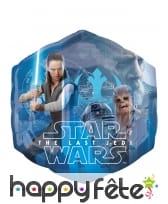 Ballon Le dernier Jedi en forme d'hexagone 55x58cm