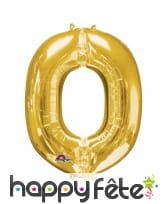 Ballon lettre en aluminium doré de 33 cm, image 15