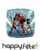 Ballon Les Indestructibles à l'action carré, 23 cm