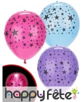 Ballons lumineux motifs étoilés, image 1