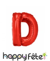 Ballon lettre rouge géante de 102cm, image 4