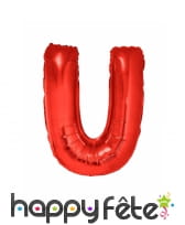 Ballon lettre rouge géante de 102cm, image 21