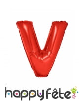 Ballon lettre rouge géante de 102cm, image 22