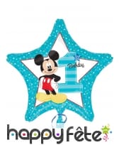 Ballon Mickey 1er Anniversaire
