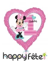 Ballon Minnie 1er Anniversaire