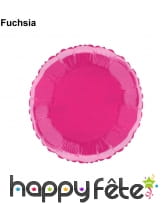 Ballon métal alu rond plat, image 5