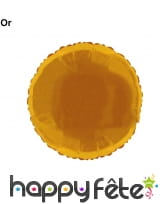 Ballon métal alu rond plat, image 7